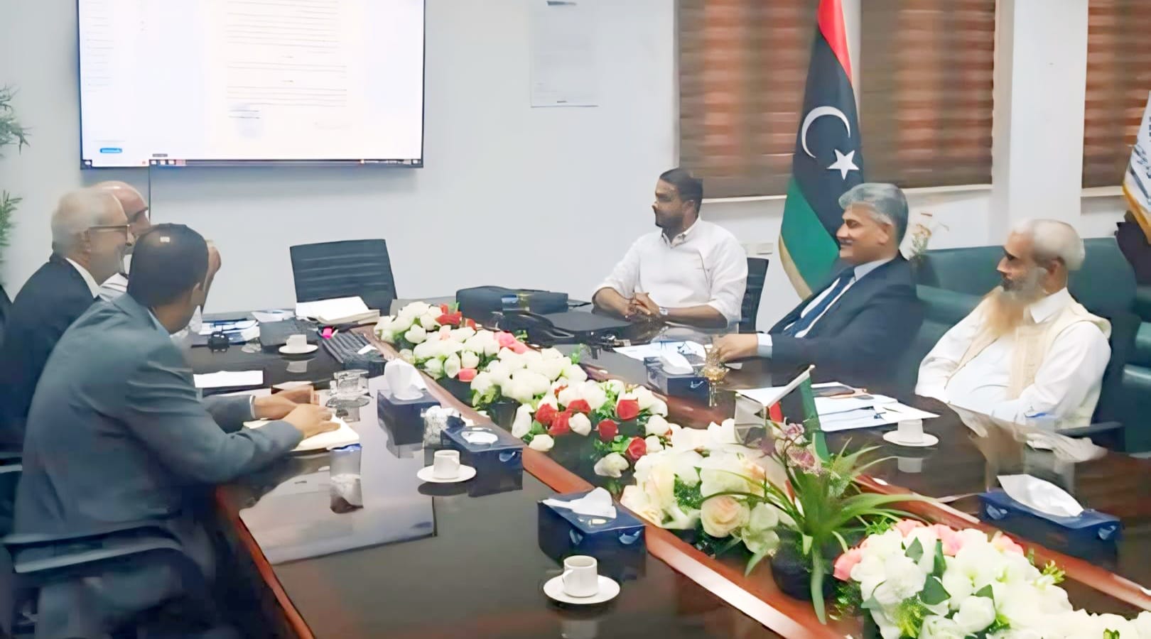 الاجتماع الختامي للجنة تنقيح وتحديث الاتفاقية مع مصلحة المواني والنقل البحري